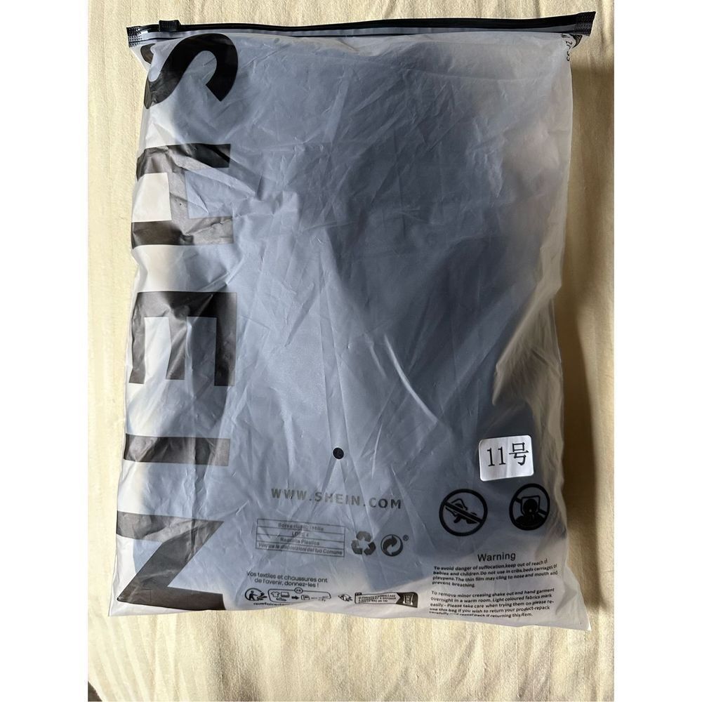 SHEIN PETITE Solid Tube Romper - Picture 7 of 8